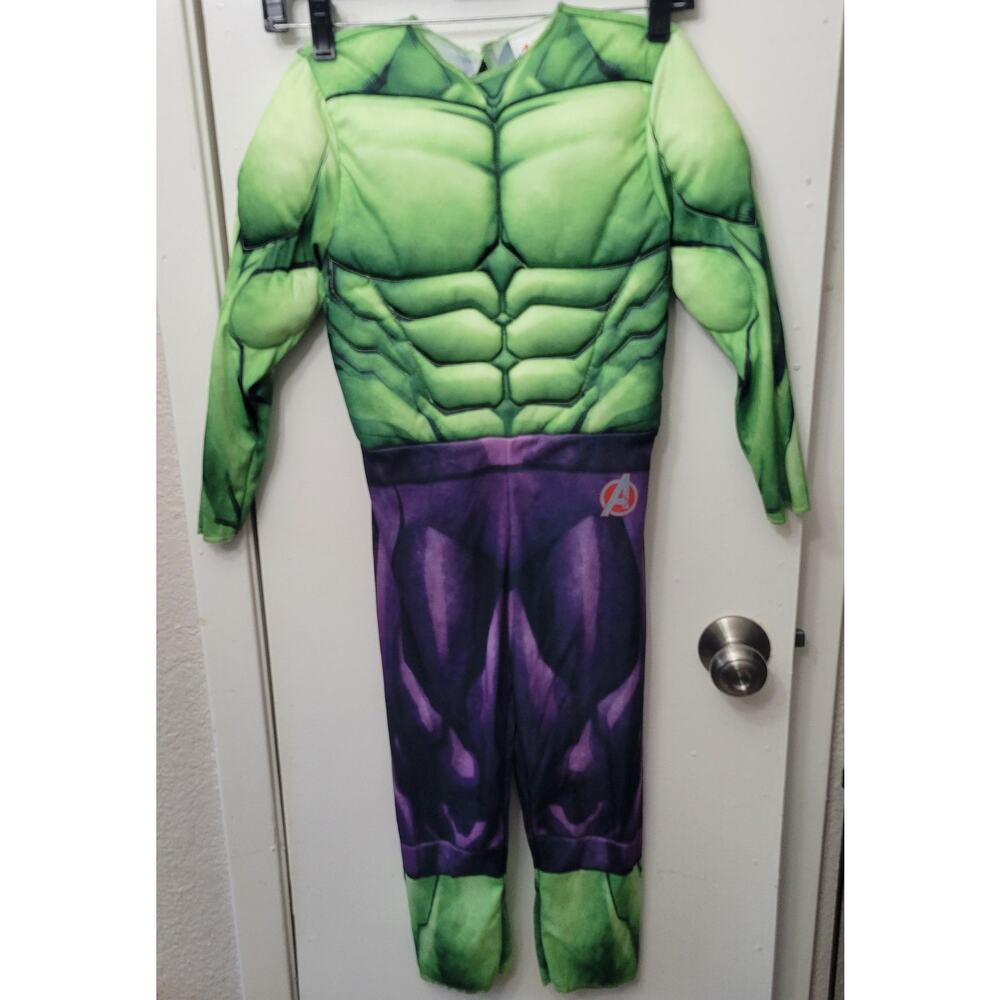 Marvel Avengers Hulk Jumpsuit Dress Ups Youth Size M Costume Comic Con Cosplay